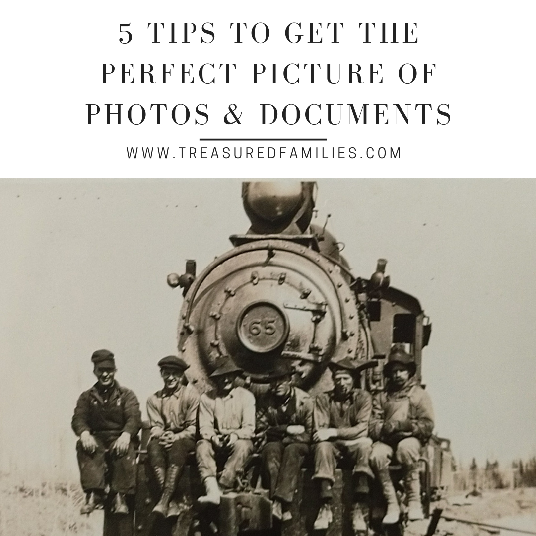 how to get the perfect picture of photos and documents